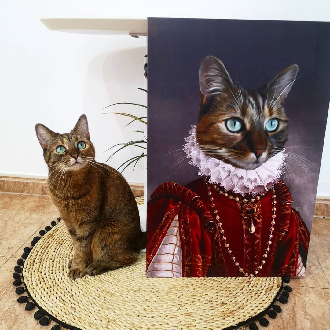 The Queen of Roses - Custom Pet Canvas