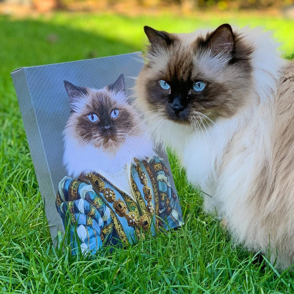 The Sapphire Queen - Custom Pet Canvas