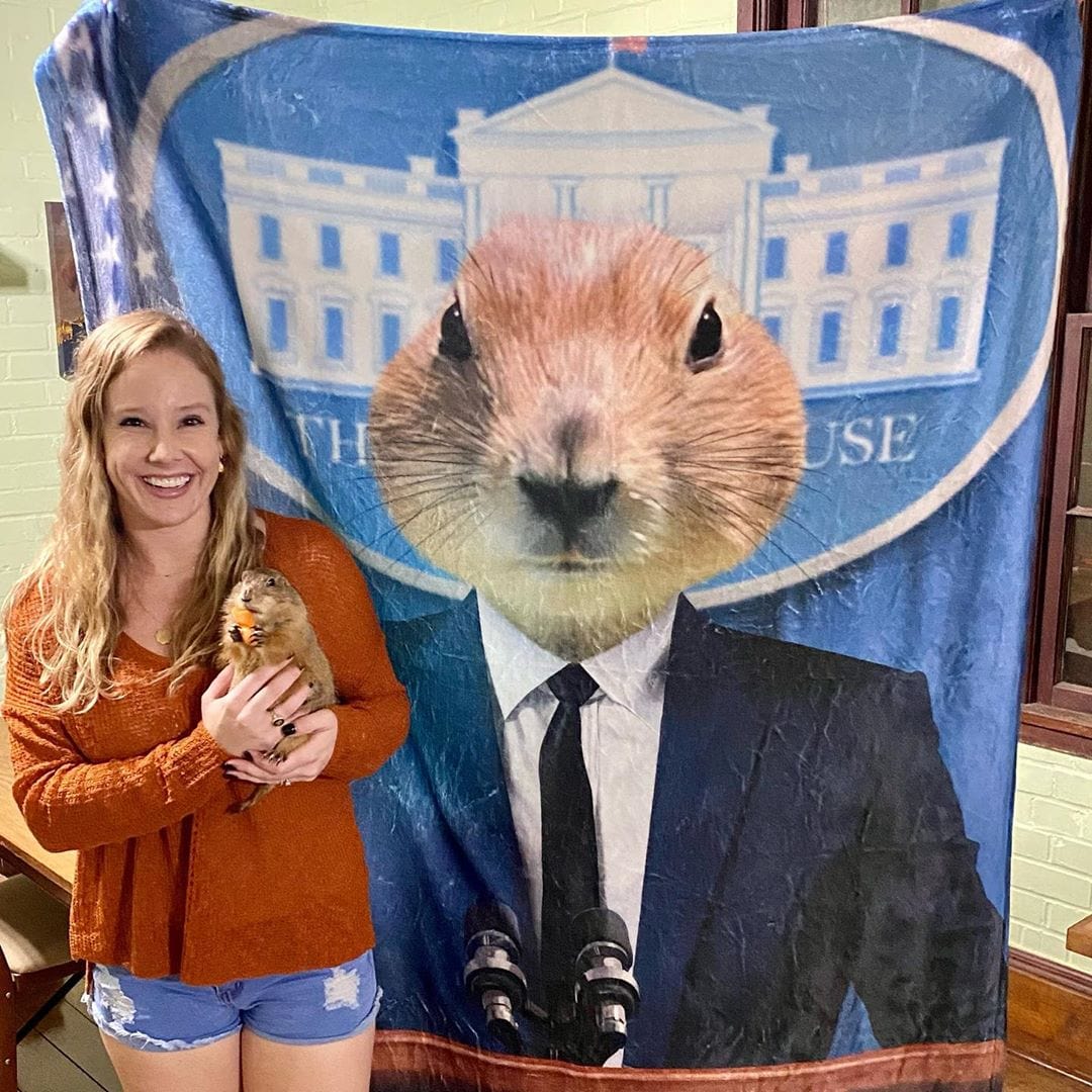 The Pawresident - Custom Pet Blanket