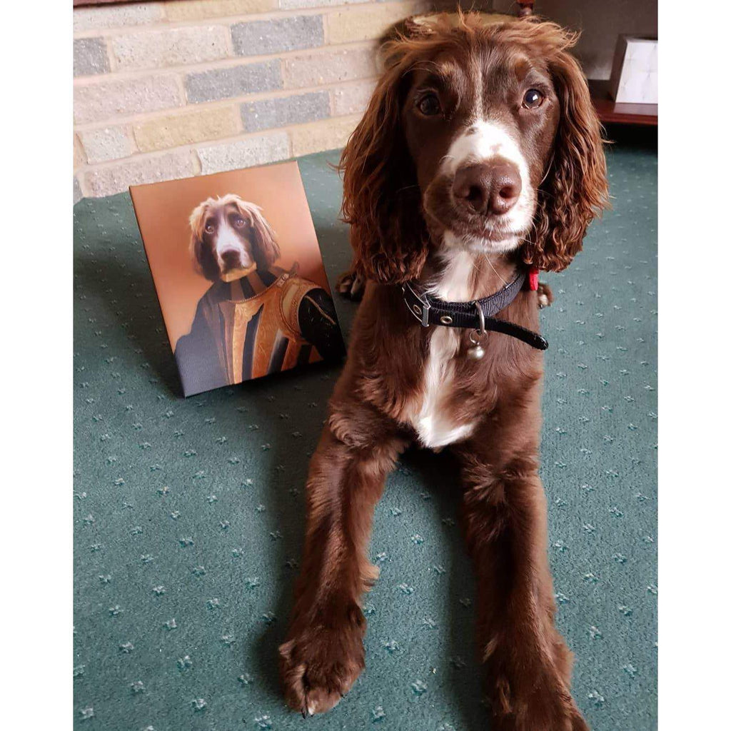 The Knight - Custom Pet Canvas