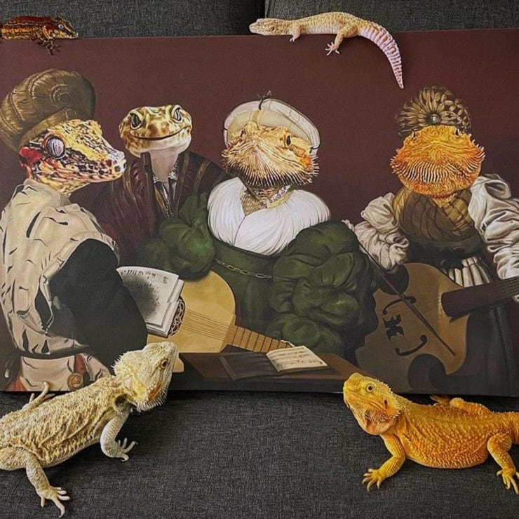 The Quartet - Custom Pet Canvas
