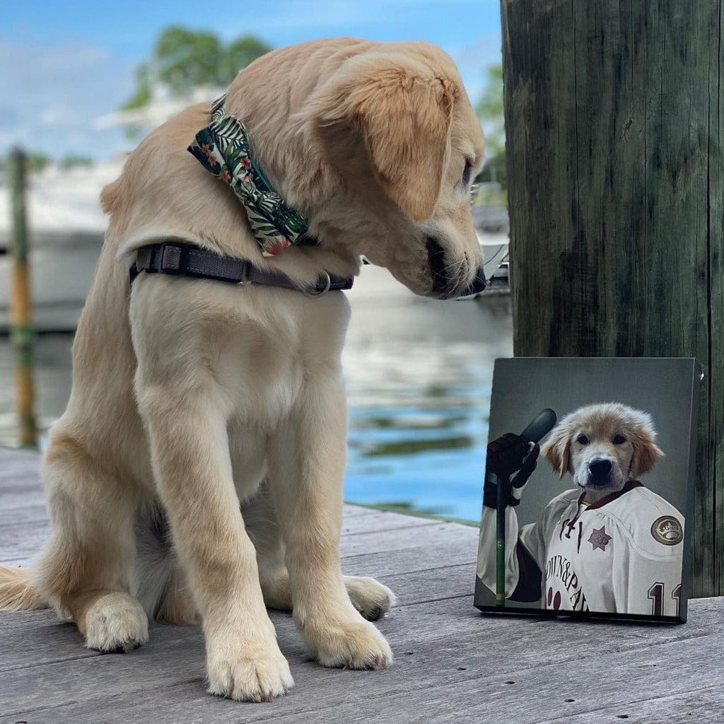 The Ice Hockey Player - Custom Pet Canvas