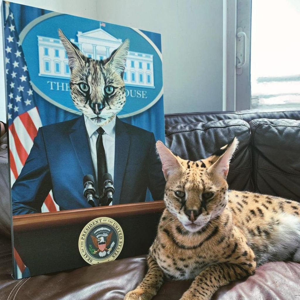 The Pawresident - Custom Pet Canvas