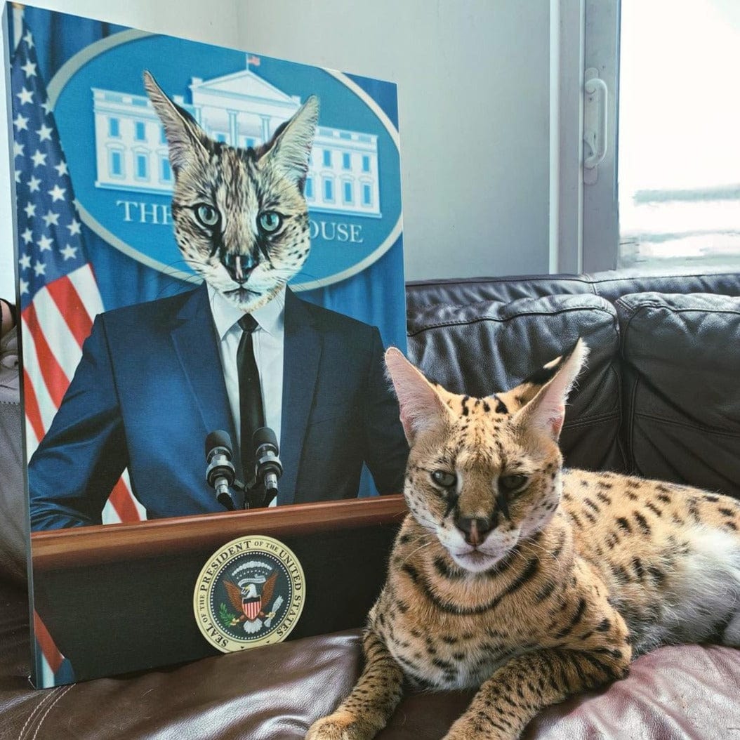 The Pawresident - Custom Pet Canvas