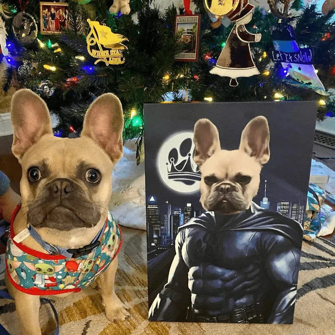 The Dark Hero - Custom Pet Canvas