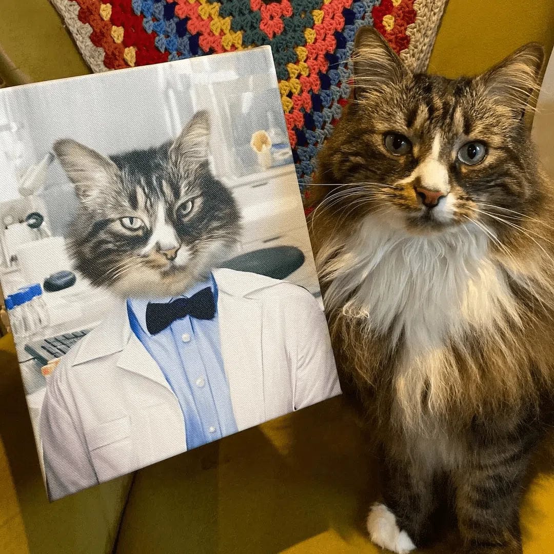 The Scientist - Custom Pet Canvas