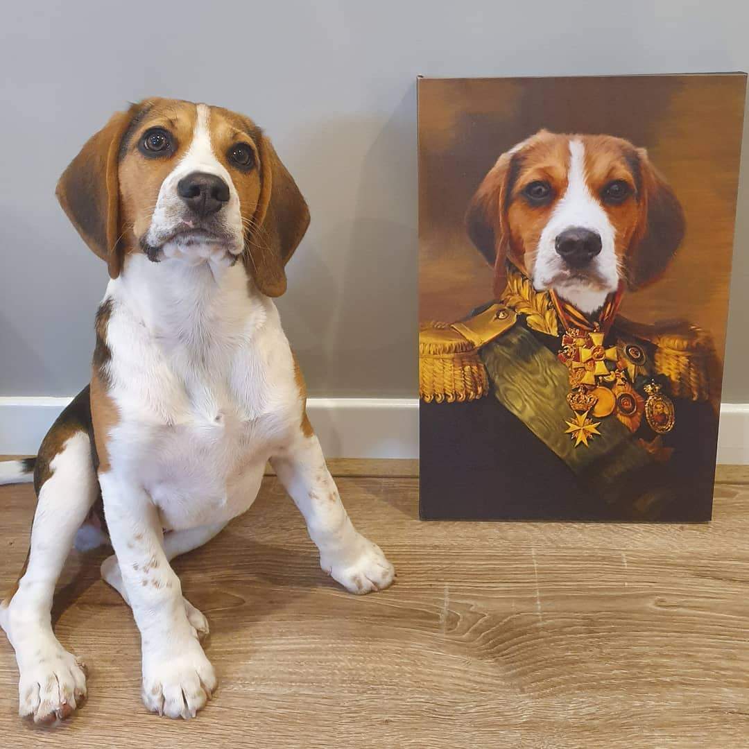 The Colonel - Custom Pet Canvas