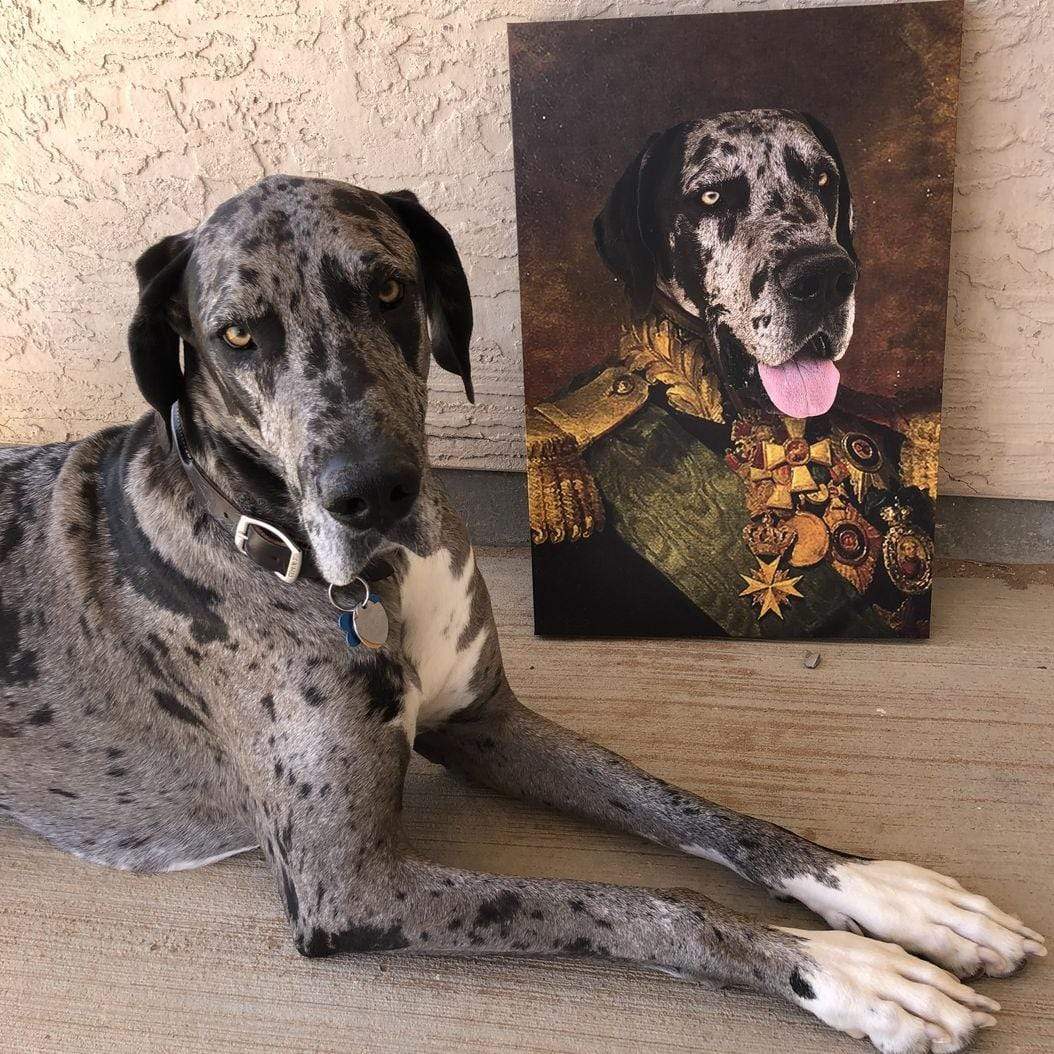 The Colonel - Custom Pet Canvas