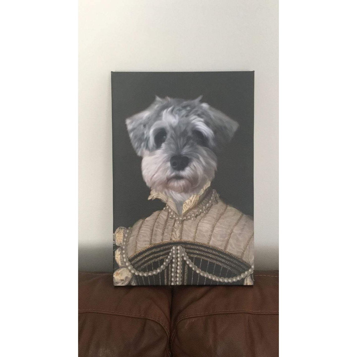 The Pearled Lady - Custom Pet Canvas