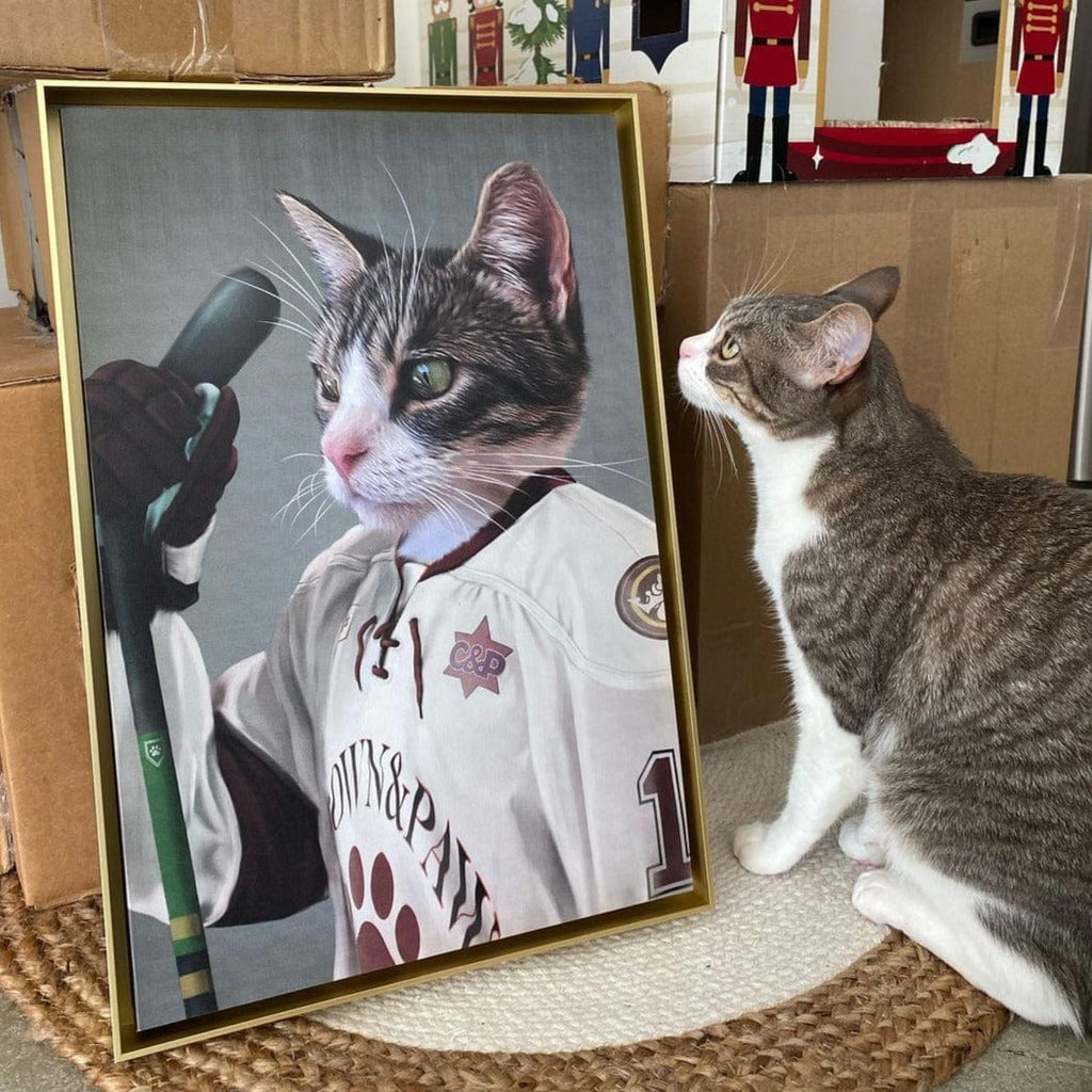 The Ice Hockey Player - Custom Pet Canvas