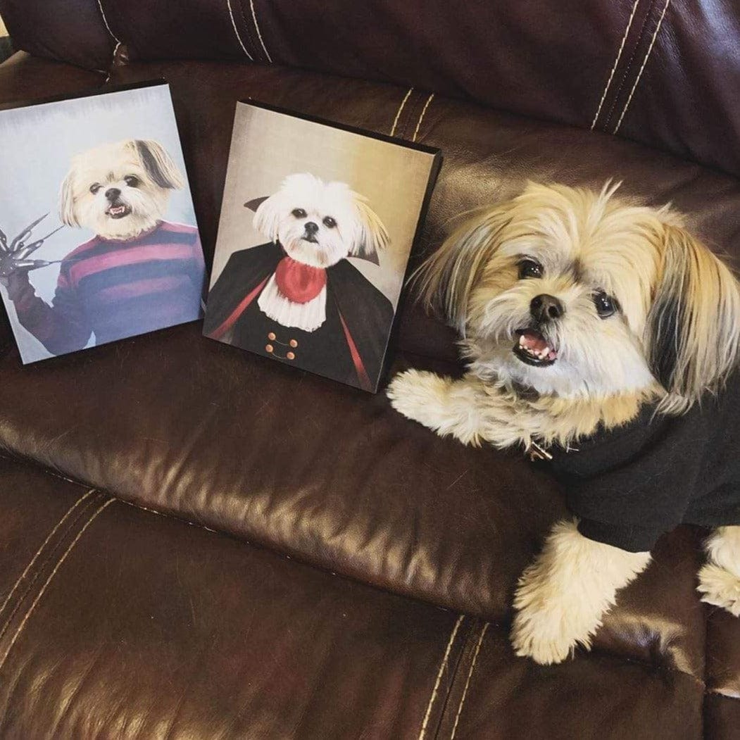 The Vampire - Custom Pet Canvas